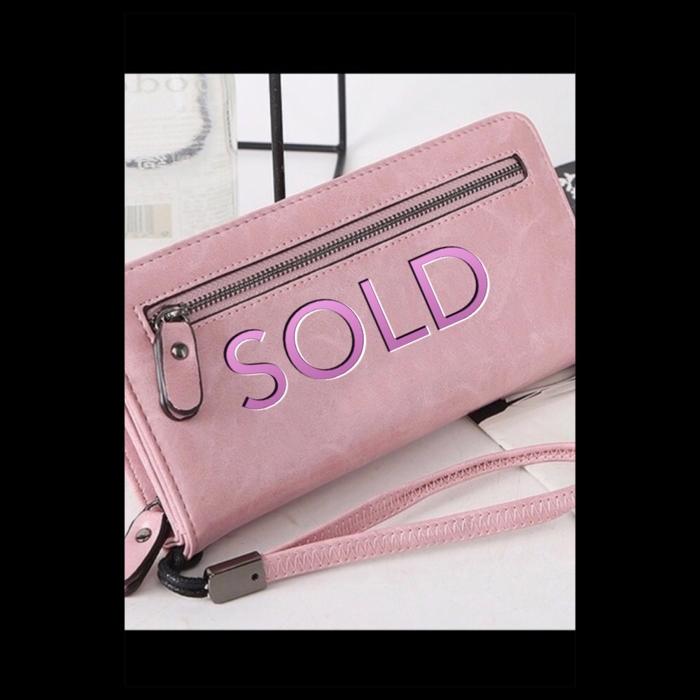 20cm/7.9inch Women Retro Zipper Long Purse